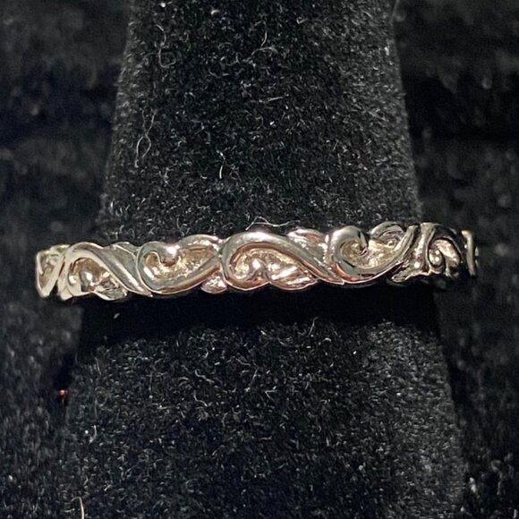 Stacker Ring SAI Size 7.5 Jewelry Sterling Silver Stamped 925 - Picture 2 of 8